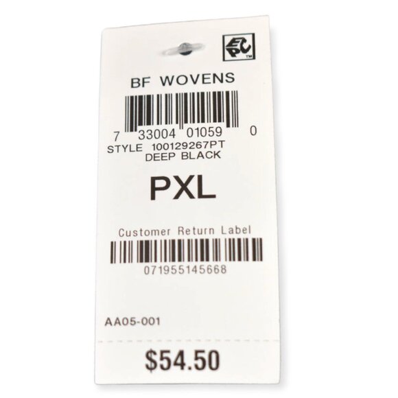 Style & Co Shirt Petite XL Womens Plaid Boyfriend Button Down Viscose Blend Tren - Picture 5 of 10